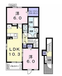 網干駅 徒歩13分 2階の物件間取画像